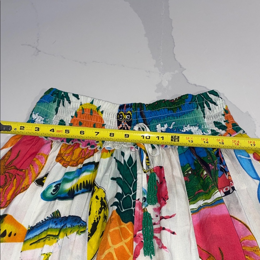 True Destinations Palazzo Pants resort beach vacation tropical wide leg L - Picture 7 of 8